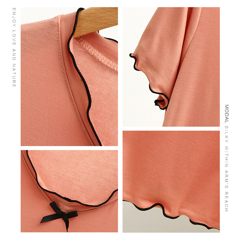 Gaun Tidur Modal Wanita Musim  - Maternity Wear ulasan dan harga