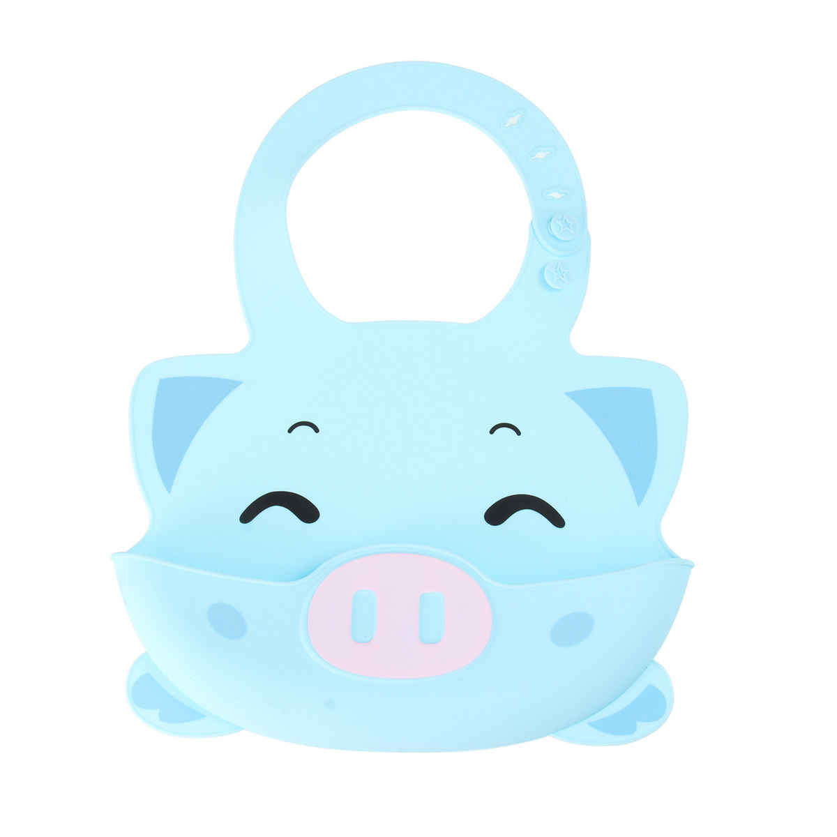 1 Buah Celemek Silikon Tahan A - Waterproof Baby Bibs Silicone ulasan dan harga