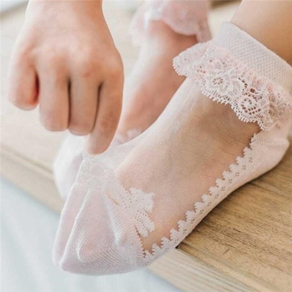 Kaus Kaki Bayi Jaring Bunga Re - Unisex Baby Socks Non Slip ulasan dan harga