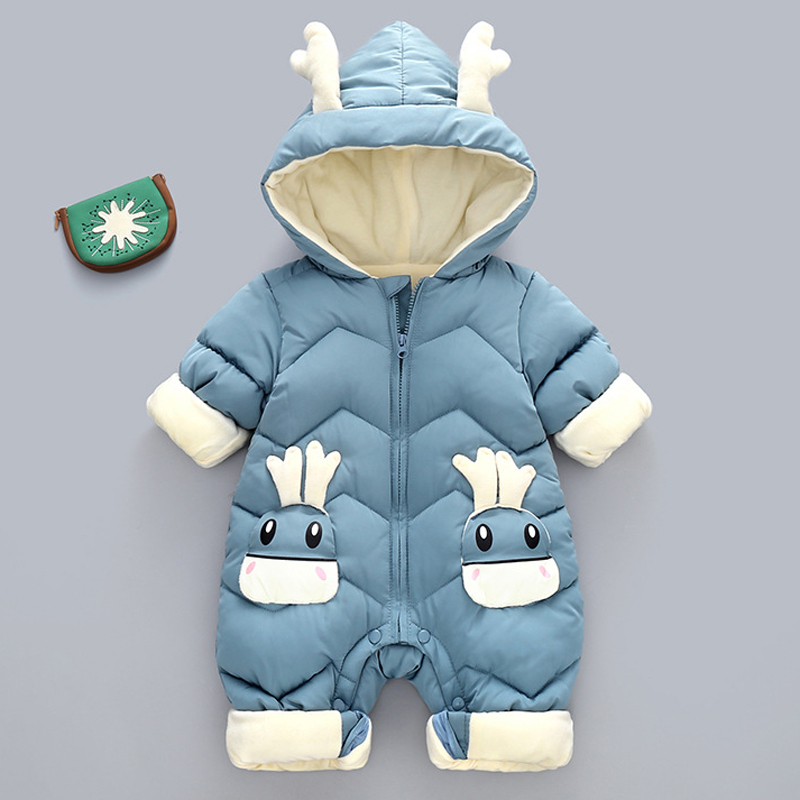 Baju monyet Beludru tebal untu - Cotton Baby Onesies Zipper ulasan dan harga