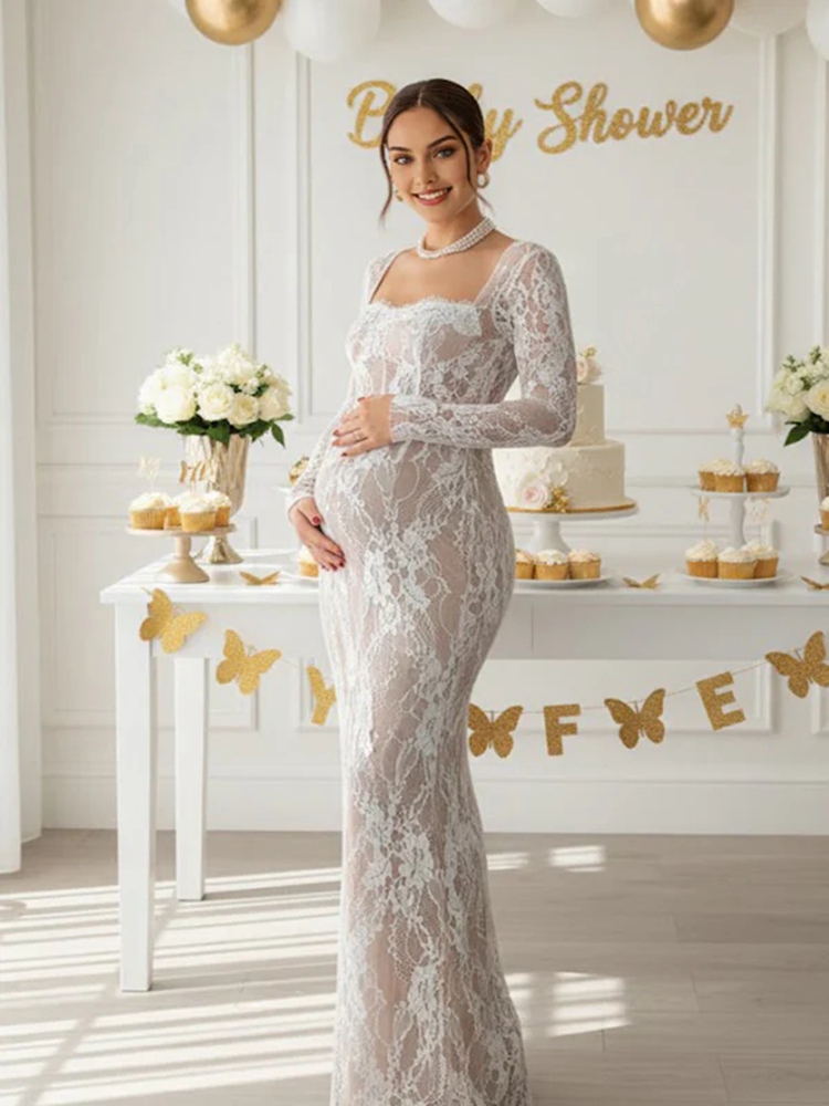 Gaun Pemotretan Ibu Hamil Berb - Maternity Wear ulasan dan harga